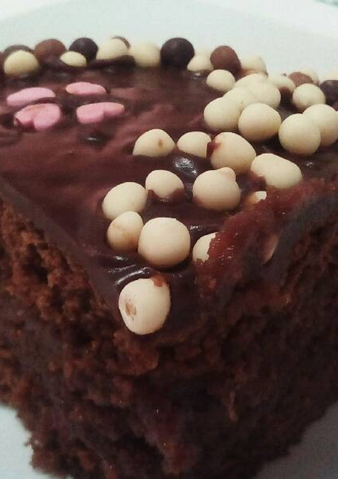 Una foto de Tarta sacher en microondas