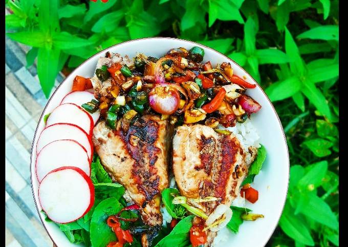 Resep Grilled Tuna with Spicy Lemongrass Anti Gagal