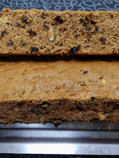 Una foto de Budín integral exquisito y sin azúcar