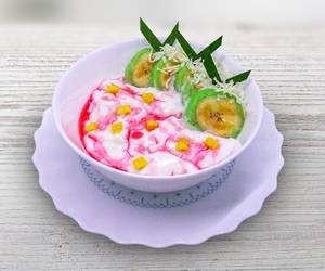 Masakan Unik Es Pisang Hijau Nikmat Lezat