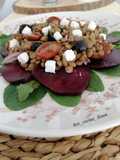 Ensalada de lentejas y remolacha