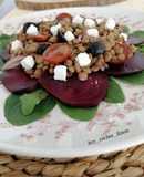 Ensalada de lentejas y remolacha