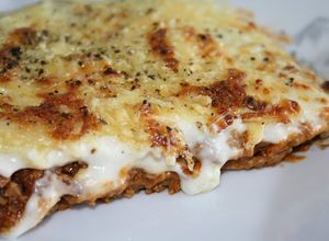 Una foto de Lasaña boloñesa