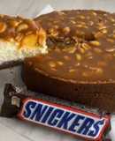 Hamis snickers torta