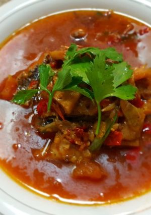 Foto resep Ikan asin Gabus masak Pedas