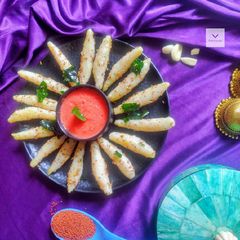 A picture of Faraa - Chattisgarh delicacy.