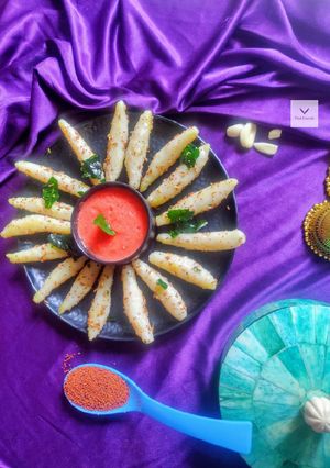 A picture of Faraa - Chattisgarh delicacy.