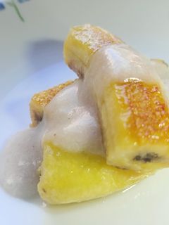 Foto resep Snack mpasi 11m + pisang bakar Fla santan