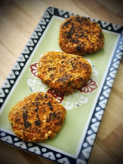 Una foto de Hamburguesas de calabaza y avena