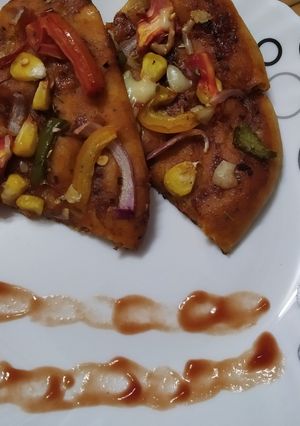 होल व्हीट पिज्जा रेसिपी चे मुख्य फोटो