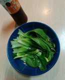 青江菜佐和風洋蔥醬