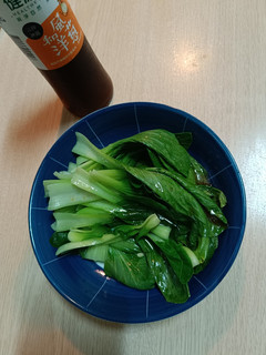 青江菜佐和風洋蔥醬 的食譜成品照片