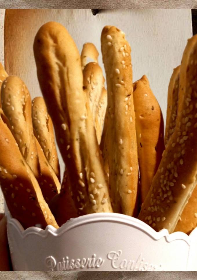 🔸Грисіні з вершками, зеленню,часником і кунжутом🔸Хлібні палички🔸