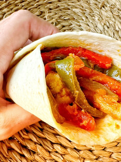 Una foto de 🇲🇽 Fajitas de pollo