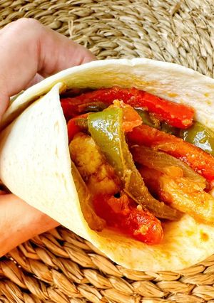 Una foto de 🇲🇽 Fajitas de pollo