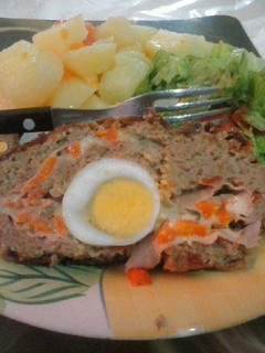 Una foto de Pan de carne relleno muy tierno!!!🙆