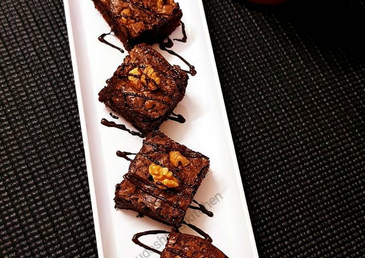 Step-by-Step Guide to Make Award-winning Choco fudge walnut Brownie