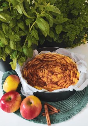 Foto de Tarte de maçã com creme de pasteleiro