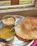 Crispy plain dose,sambhar,nariyal chutney