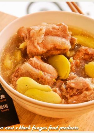 黑木耳皇帝豆排骨湯．柯媽媽の植物燕窩 的食譜成品照片