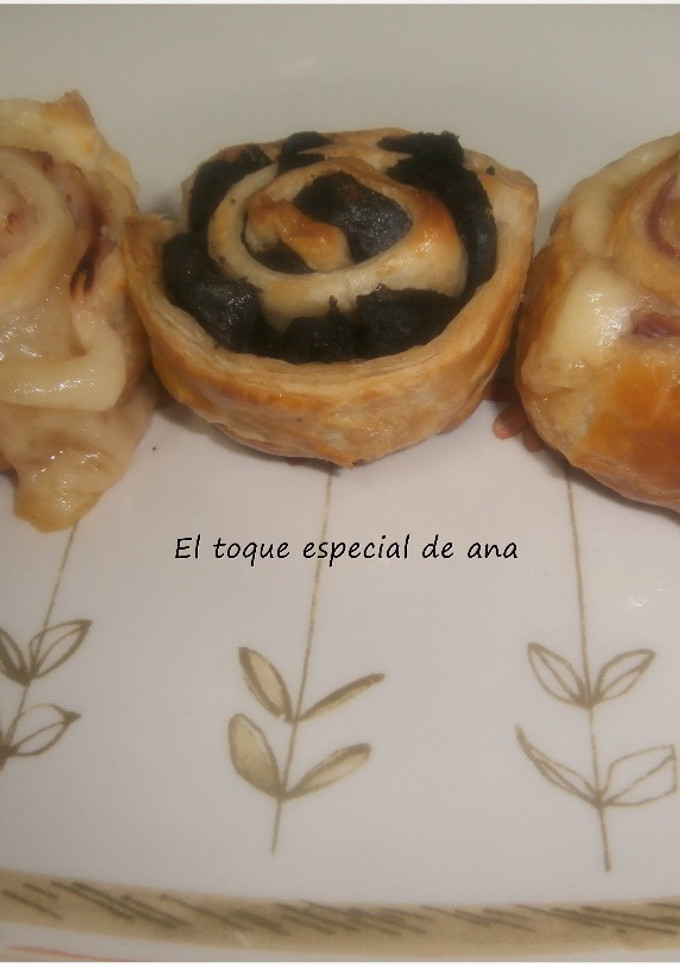 Una foto de Aperitivo de hojaldre relleno con mi toque especial