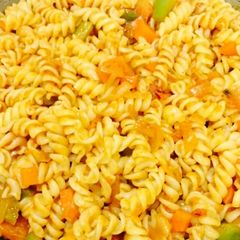 A picture of Veg. pasta salad.