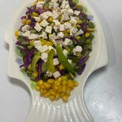 سلطة الفطور للريجيم 🥗-レシピのメイン写真