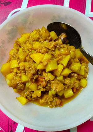 বিফ কিমা ও আলু রেসিপির প্রধান ছবি