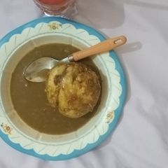 A picture of Traditional boabab soup/Miyar kuka.