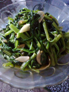 Foto resep Tumis kangkung sederhana