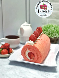 Foto resep Swiss Roll Cake Strawberry