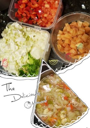 Hình của món Soup rau củ giảm mỡ.