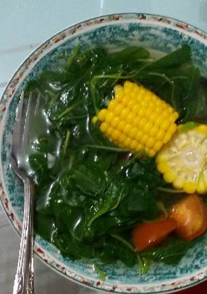 Foto resep Sayur Bayam Sederhana Non MSG No Tumis