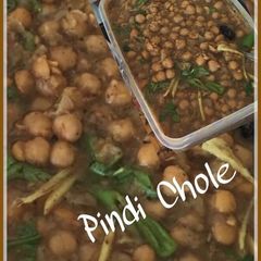 A picture of Pindi Chole.