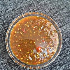 A picture of Homemade Sweet chili sauce.