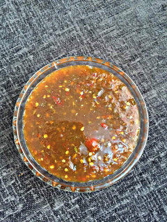 A picture of Homemade Sweet chili sauce.