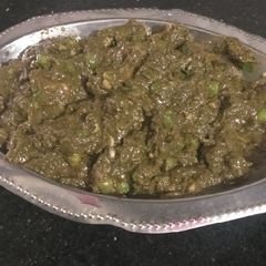 A picture of Sarso ka saag.