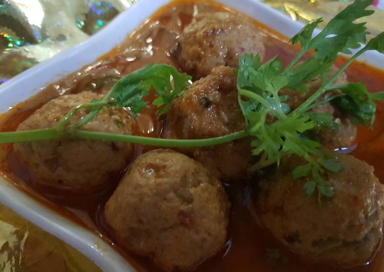The BEST of Chicken Kofta curry recipe I Chicken Meatball recipe restaurant style I Chicken kofta Gravy