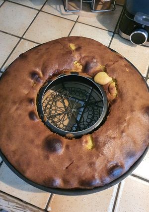 Une photo de Gâteau caramélisé ananas/pomme