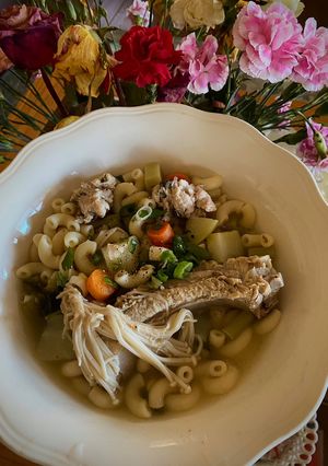 A picture of Pasta Soup.