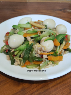 Foto resep Tumis Sayur Telur Puyuh