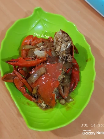 Cara Gampang Membuat Resep Kepiting lada hitam yang Lezat Anti Ribet, Uenak Banget