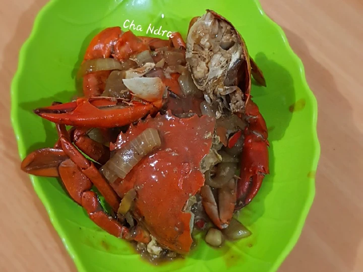 Cara Gampang Membuat Resep Kepiting lada hitam yang Lezat Anti Ribet, Uenak Banget