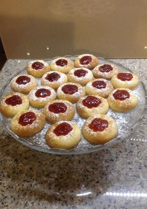 Csoda finom keksz lekvárral recept fotója