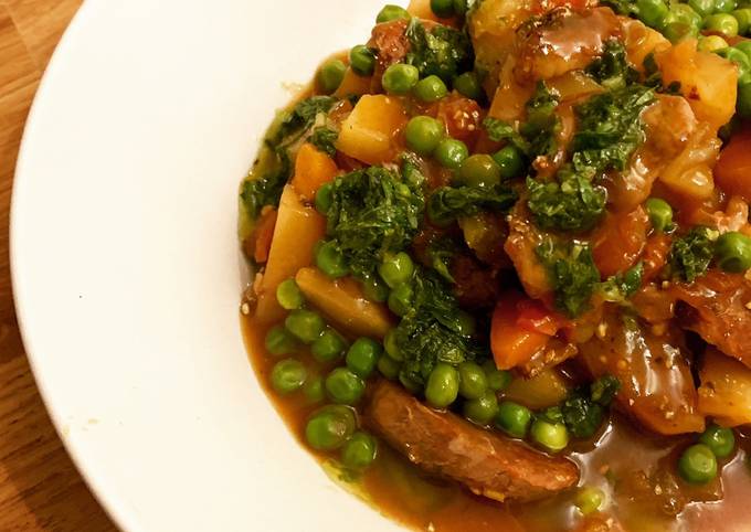 Steps to Make Award-winning Navarin of Lamb with minted peas &amp; Gremolata