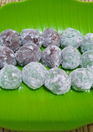 Foto resep Mochi isi kacang dan oreo