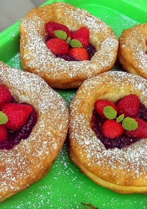 Epres fánk recept fotója