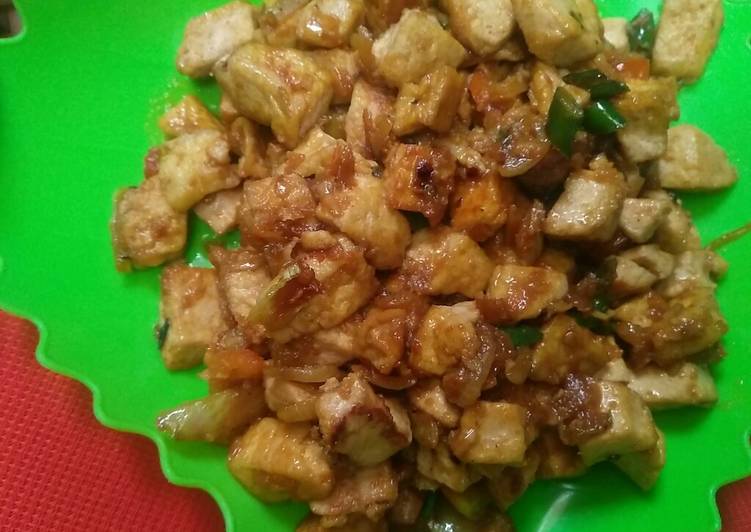 Orek Tahu Bumbu Uleg
