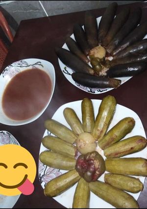 صورة لوصفة كوسى وباذنجان محشي