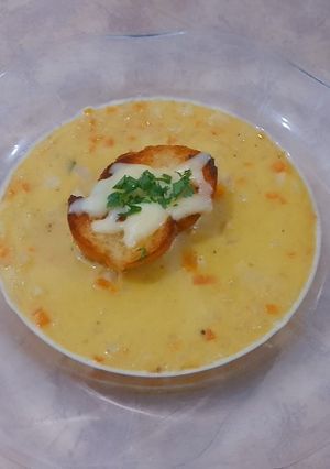 Una foto de Sopa de cerveza